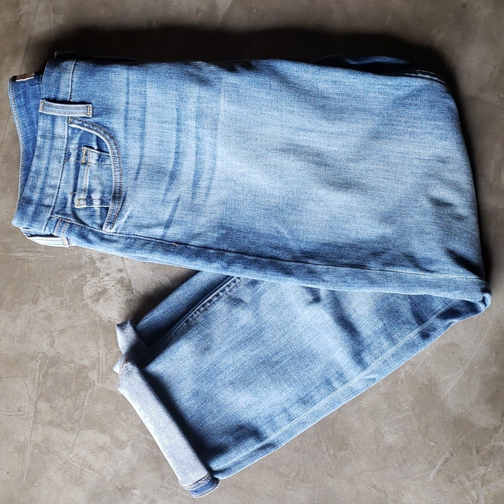 JEN7 (by 7 for all mankind) - Size 8 Straight Crop & Roll